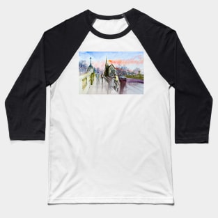 The English Bridge, Shrewsbury, Shropshire Baseball T-Shirt